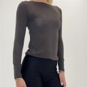 maglia in viscosa e cashmere blend